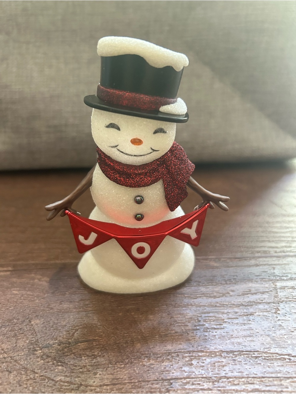 BATH & BODY WORKS JOY HAPPY SNOWMAN WALLFLOWERS FRAGRANCE PLUG NIGHTLIGHT HOLDER